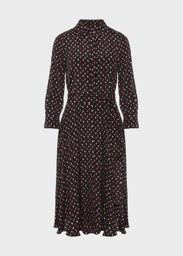 Hobbs Alex Dress Black Multi