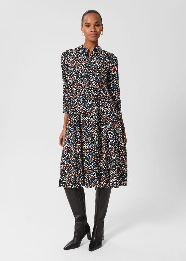 hobbs Alex Dress Black Multi