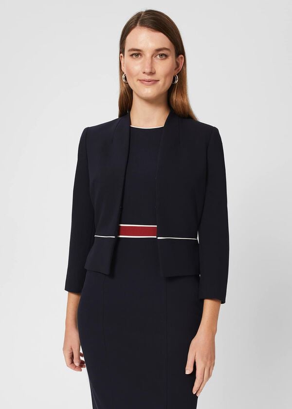 hobbs Alexandra Jacket Navy Ivory