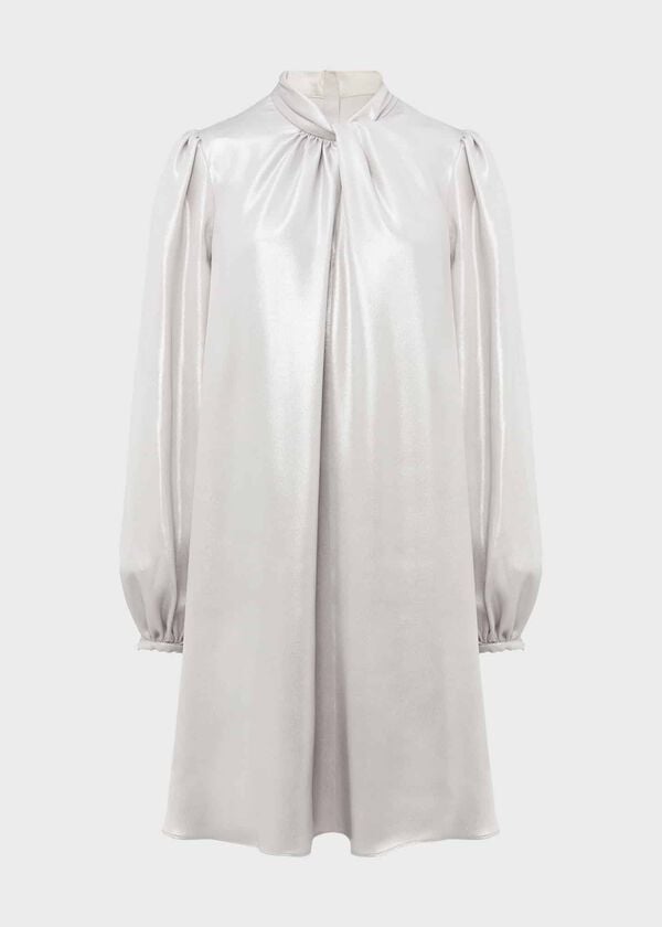 Hobbs Alexandria Dress Silver