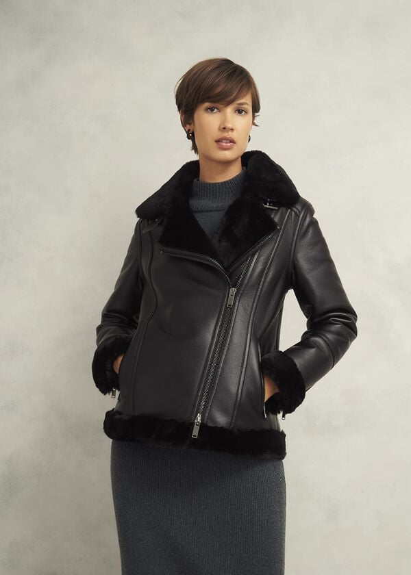 hobbs Ali Biker Jacket Hobbs Black