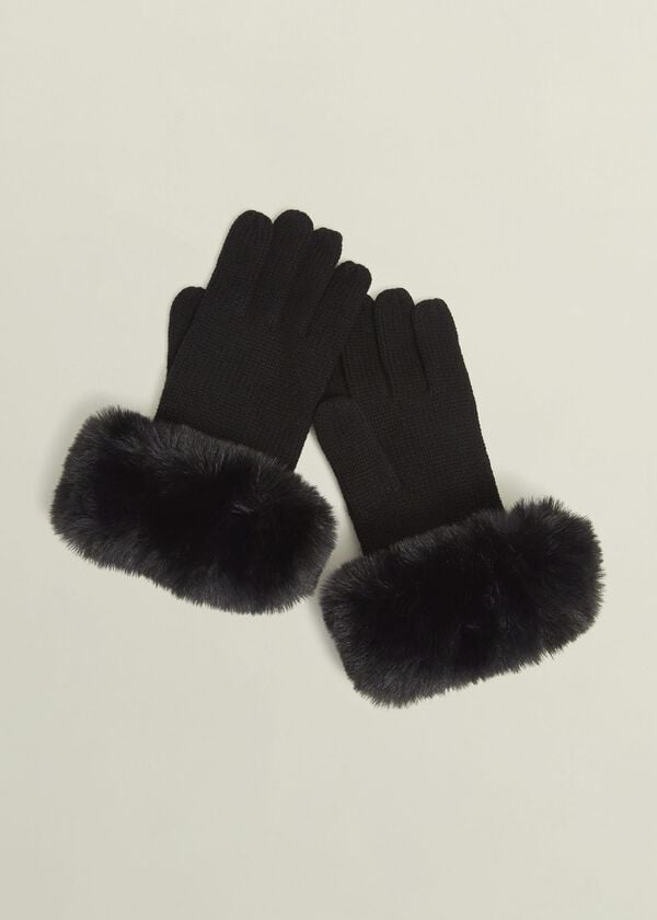 hobbs Alison Gloves Black
