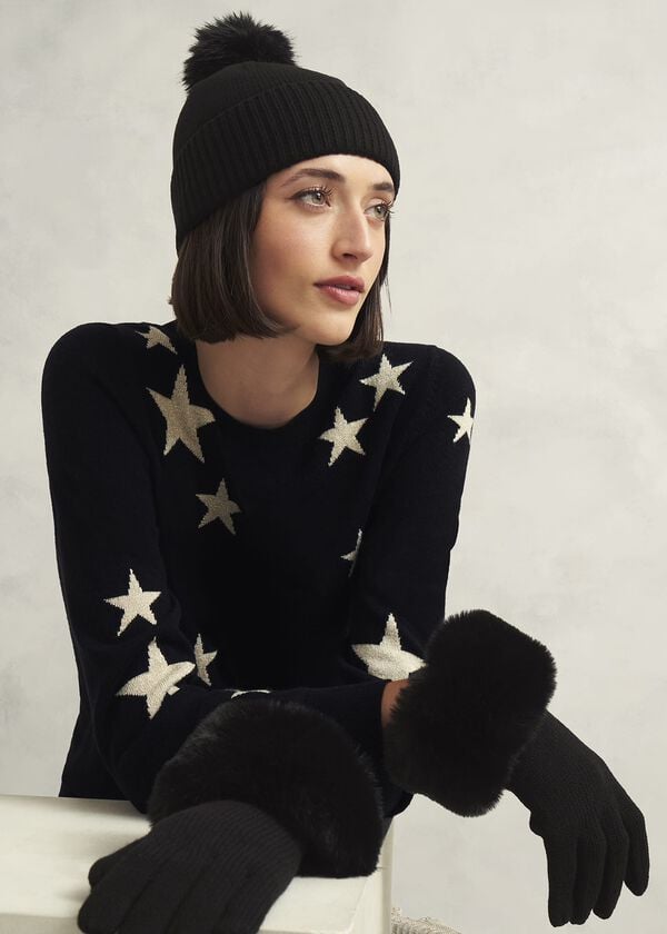 Hobbs Alison Hat Black