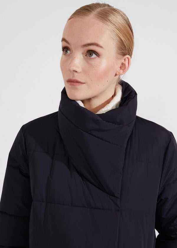 Hobbs Aliza Puffer Navy