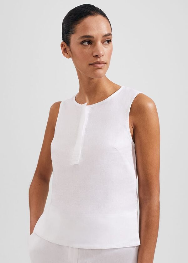 hobbs Alma Top White