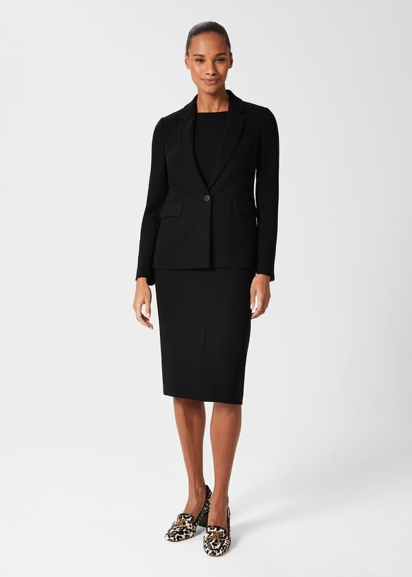 hobbs Alva Longline Jacket Black