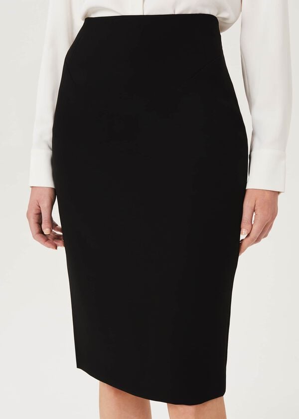 Hobbs Alva Pencil Skirt Black
