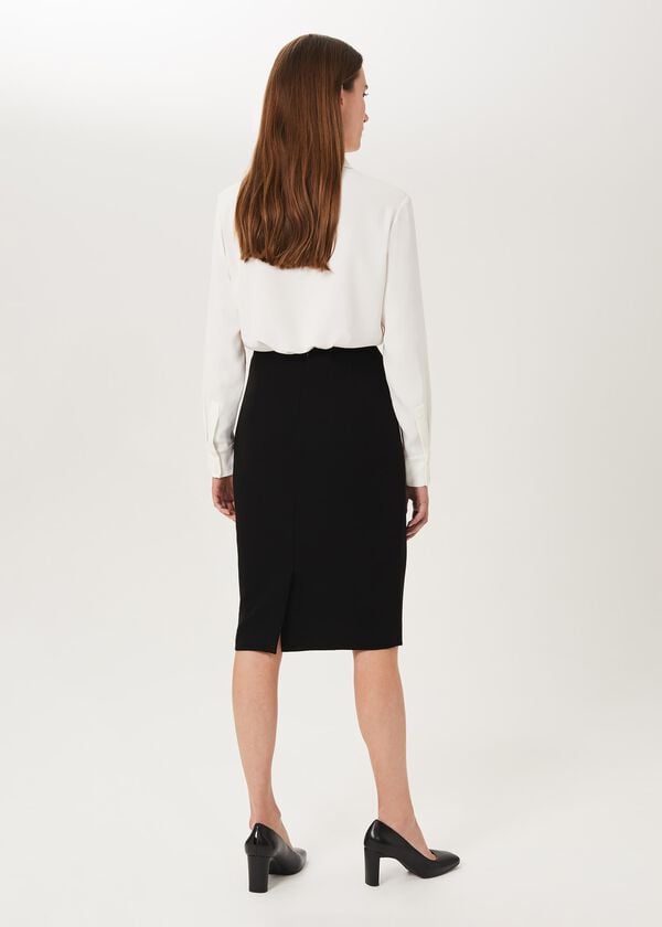 Hobbs Alva Pencil Skirt Black