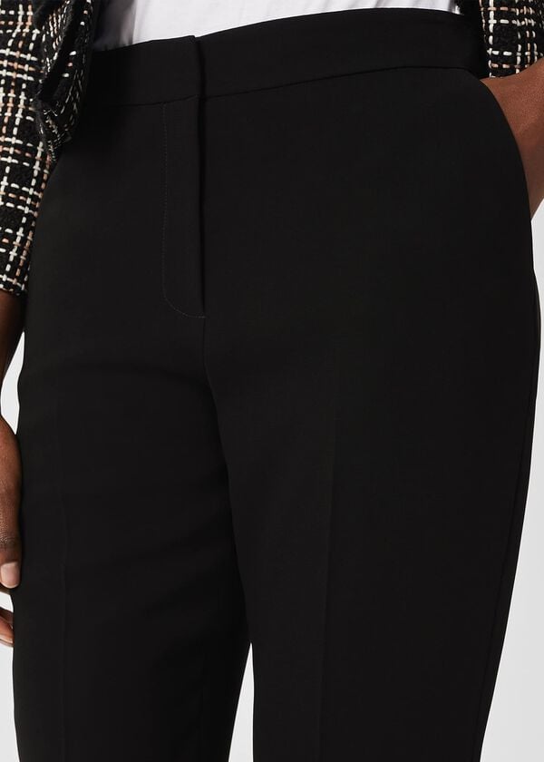 Hobbs Alva Tapered Trousers Black