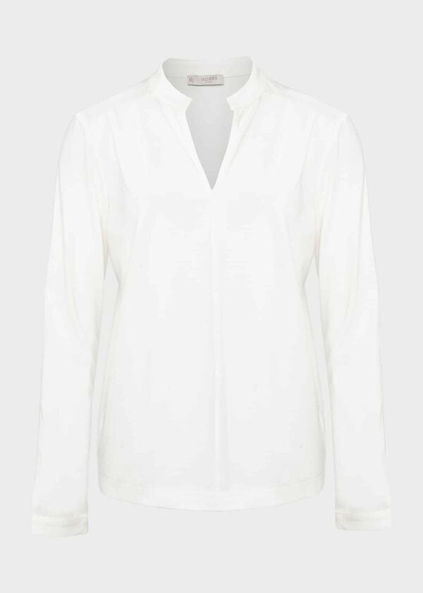 Hobbs Alva Tunic Top Ivory