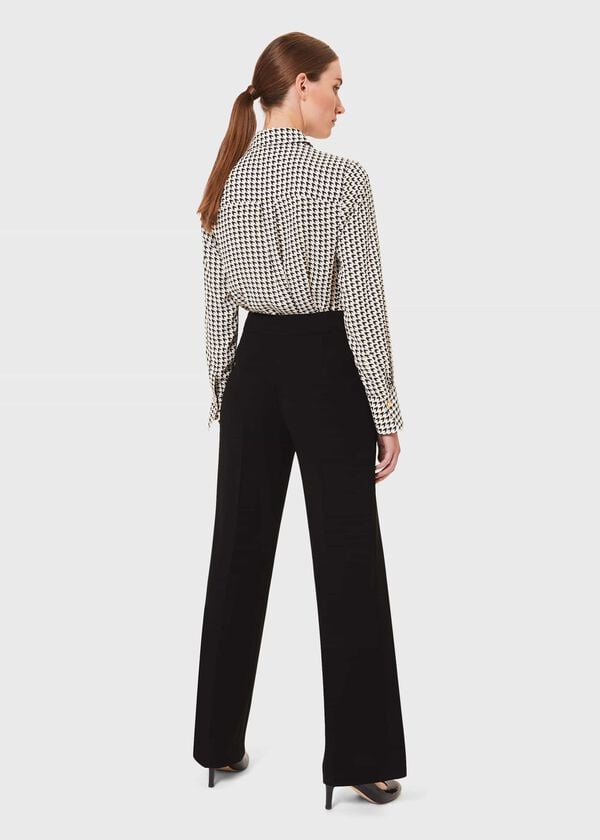 Hobbs Alva Wide Trousers Black
