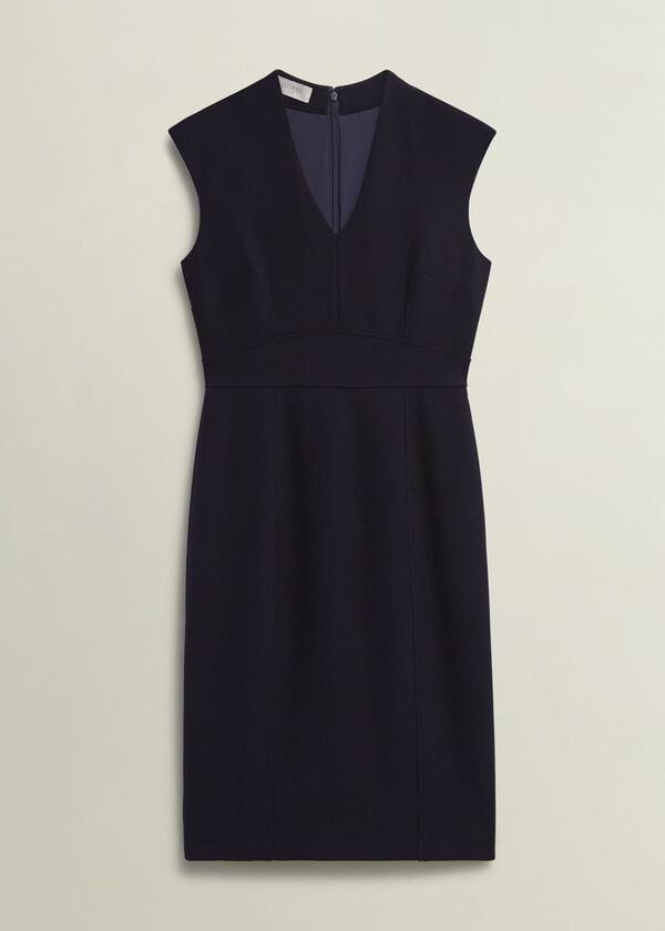 Hobbs Aly Dress Navy