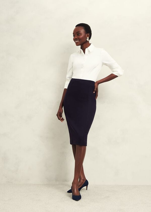 hobbs Aly Skirt Navy