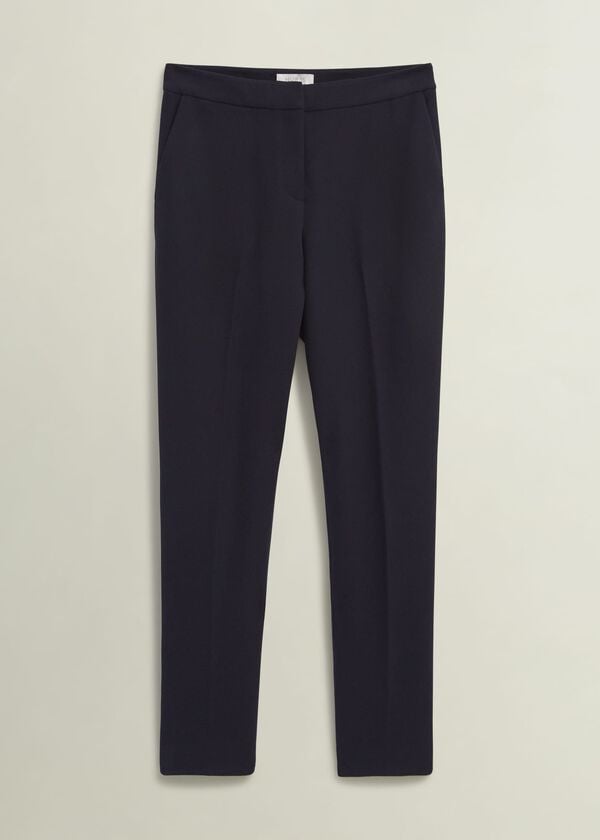 Hobbs Aly Slim Trousers Navy