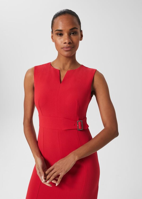 Hobbs Alyssa Dress Flame Red