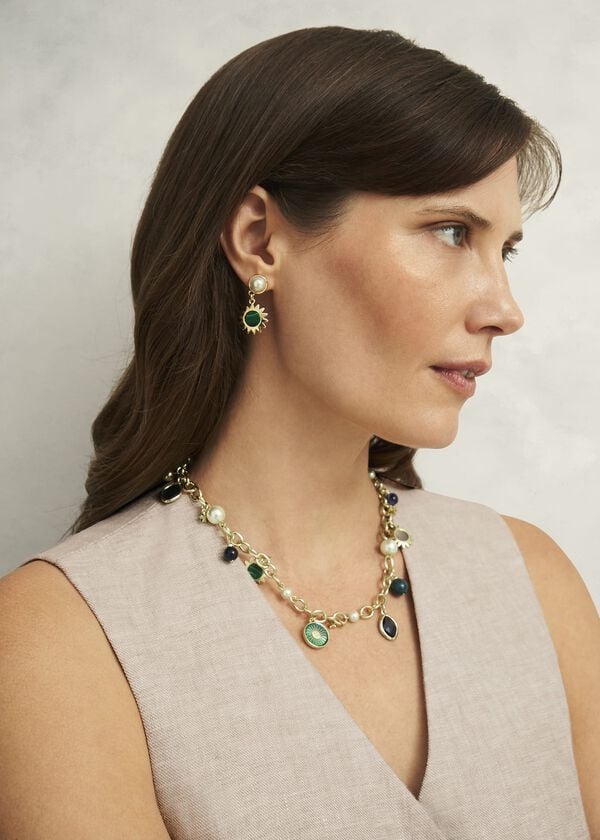 Hobbs Amaya Earrings Gold Multi