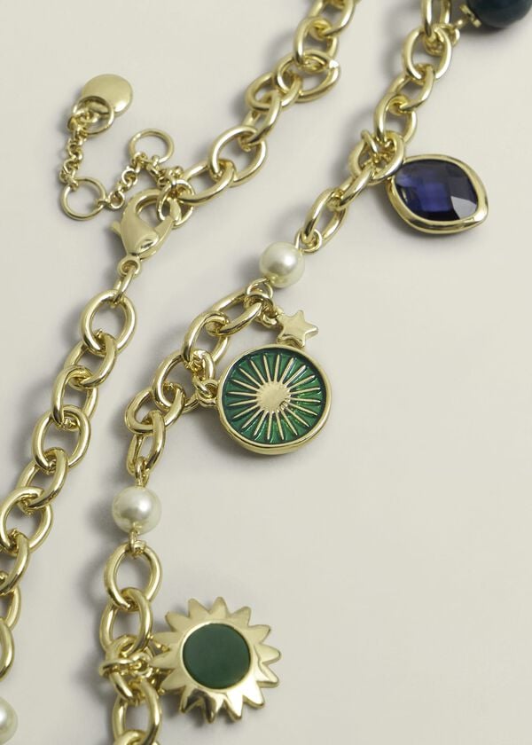 Hobbs Amaya Necklace Gold Multi