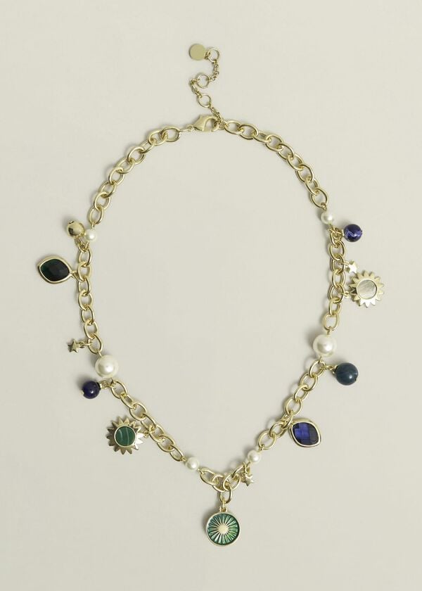 hobbs Amaya Necklace Gold Multi