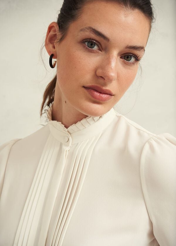 Hobbs Amber Blouse Ivory