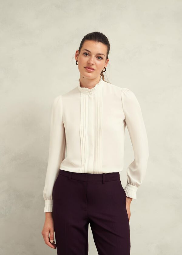 hobbs Amber Blouse Ivory