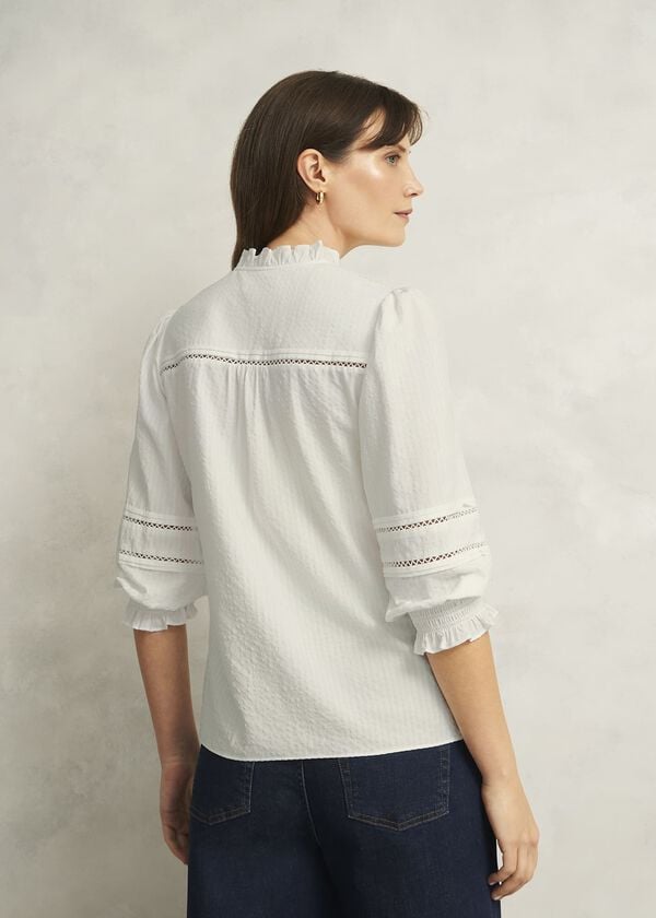 Hobbs Amira Blouse Ivory