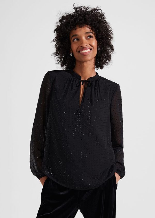 hobbs Amira Top Black
