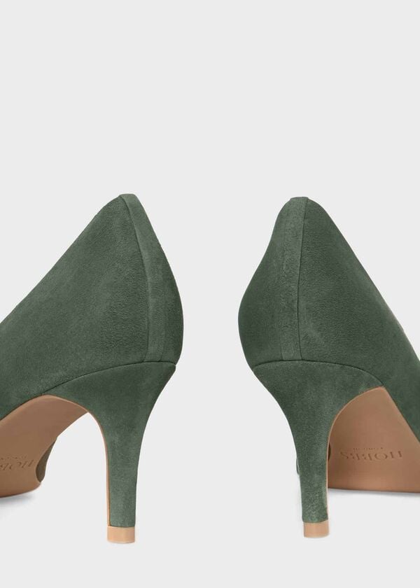 Hobbs Amy Court Shoes Orchard Green