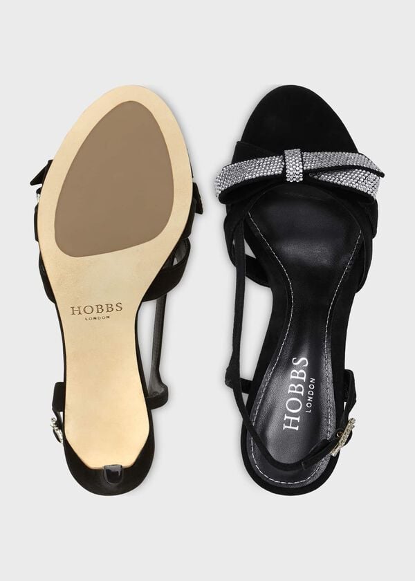 Hobbs Anastasia Bow Sandal Black