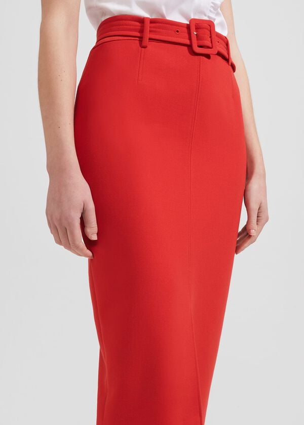 Hobbs Andie Skirt Flame Red