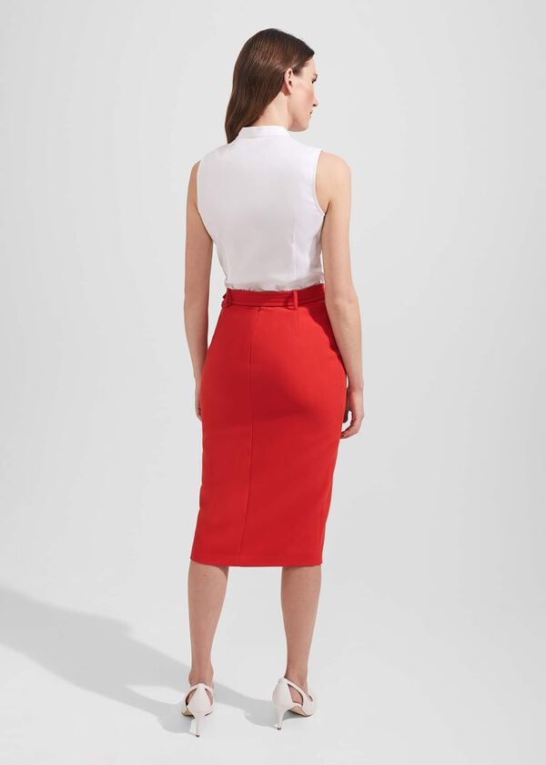 Hobbs Andie Skirt Flame Red