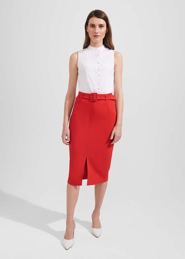 hobbs Andie Skirt Flame Red