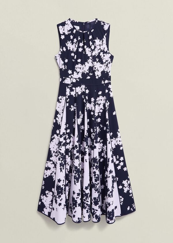 Hobbs Angelica Dress Midnight Pink