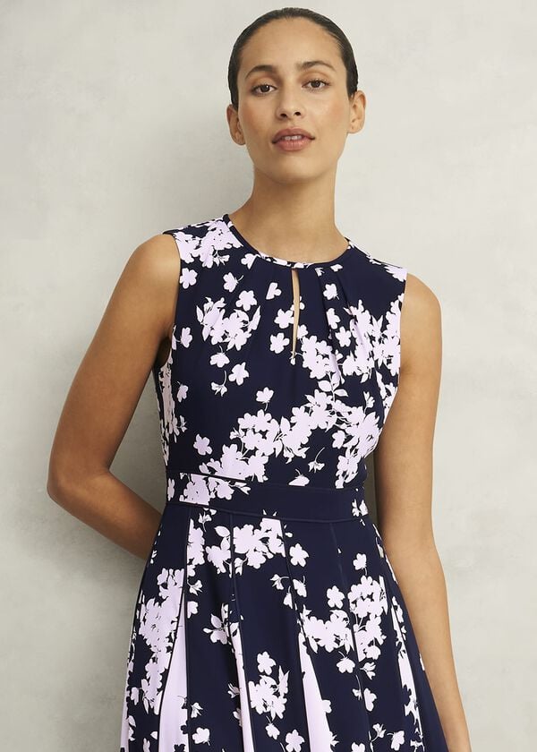 Hobbs Angelica Dress Midnight Pink