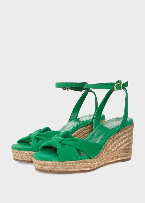 Hobbs Angelica Espadrille Cilantro Green