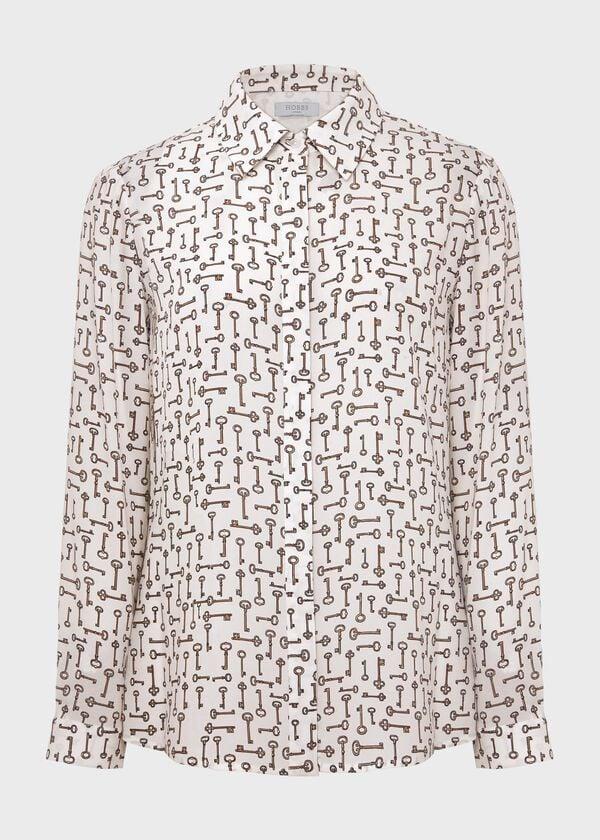 Hobbs Angelina Shirt Ivory