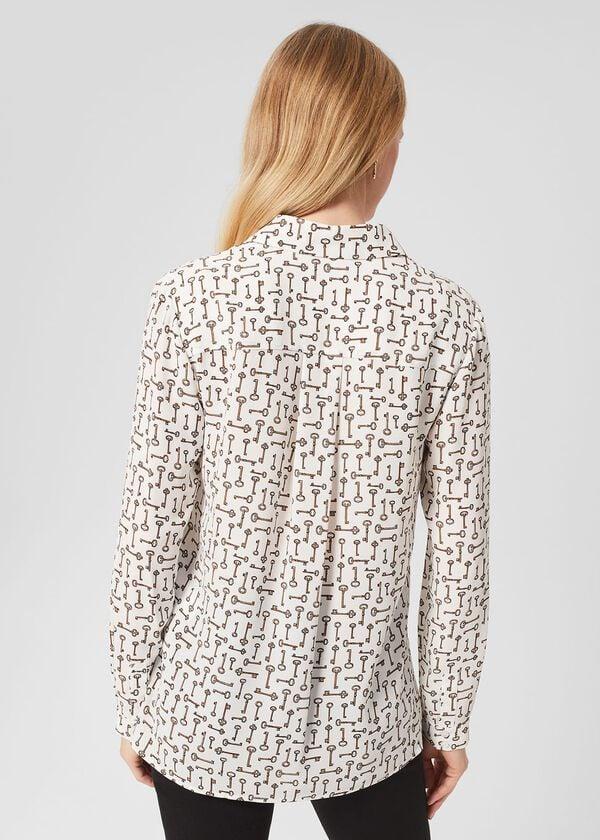 Hobbs Angelina Shirt Ivory