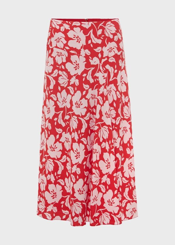Hobbs Angie Skirt Red Pink