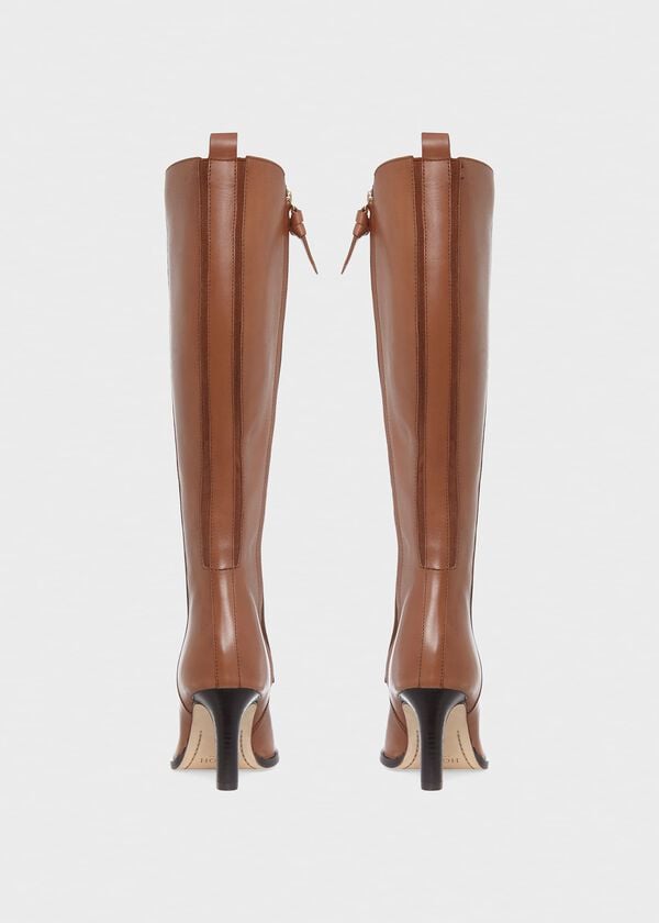 Hobbs Annabel Long Boot Tan