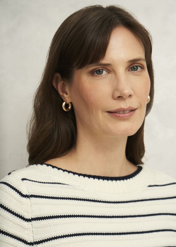 Hobbs Annalise Jumper Navy Warm Ivory