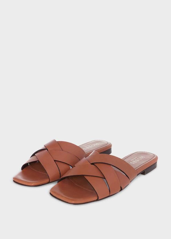 Hobbs Annie Flat Sandal Tan