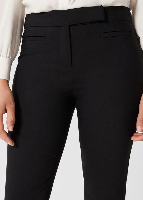 Hobbs Annie Slim Trousers With Stretch Black