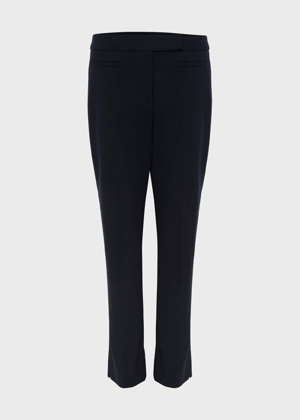Hobbs Annie Slim Trousers With Stretch Navy