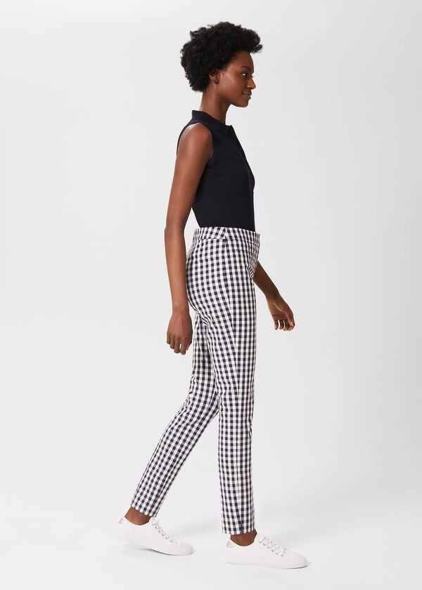 Hobbs Annie Trousers Navy Ivory