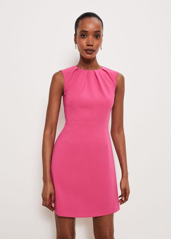 Hobbs Arbury Dress Cosmos Pink