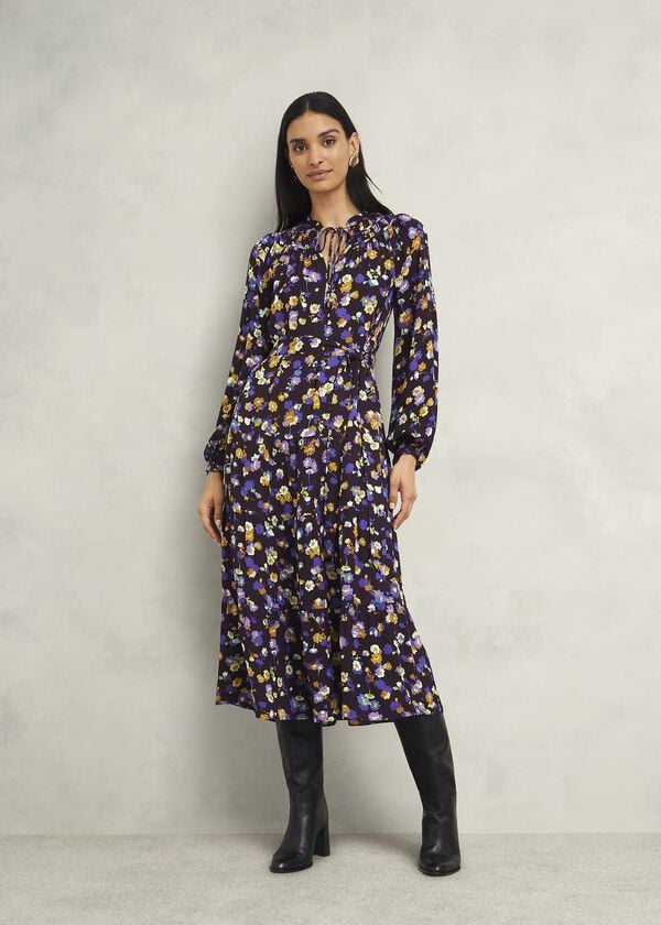 hobbs Arbury Dress Multi