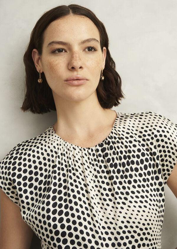 Hobbs Aria Earrings Medlar Brown