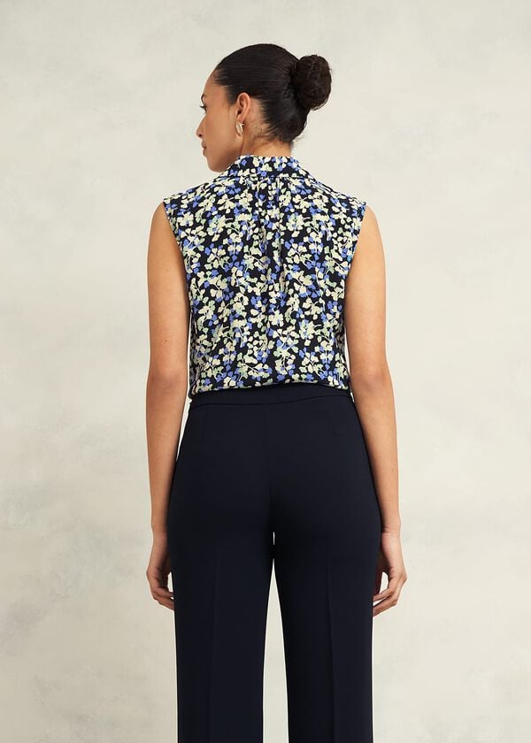 Hobbs Ariela Top Navy Multi