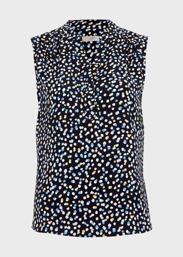Hobbs Armelle Top Navy Multi