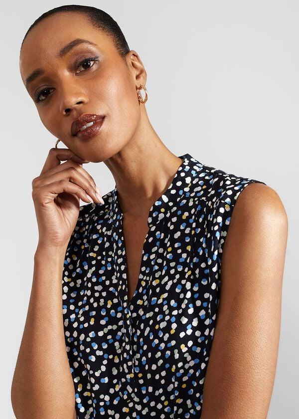 Hobbs Armelle Top Navy Multi