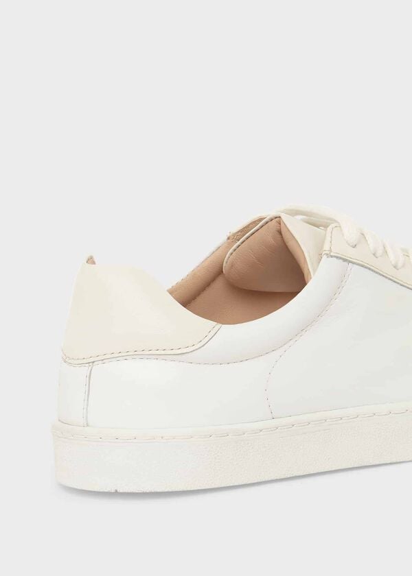 Hobbs Arwen Leather Trainers White